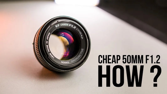 Discover the Canon FD 55mm f/1.2 lens adapted for EF mount cameras