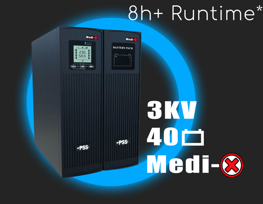 Medi-X: 3-40 UPS Battery back-up systems for medical refrigerator