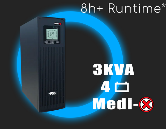 Medi-X: 3-4 UPS Battery back-up systems for medical refrigerator
