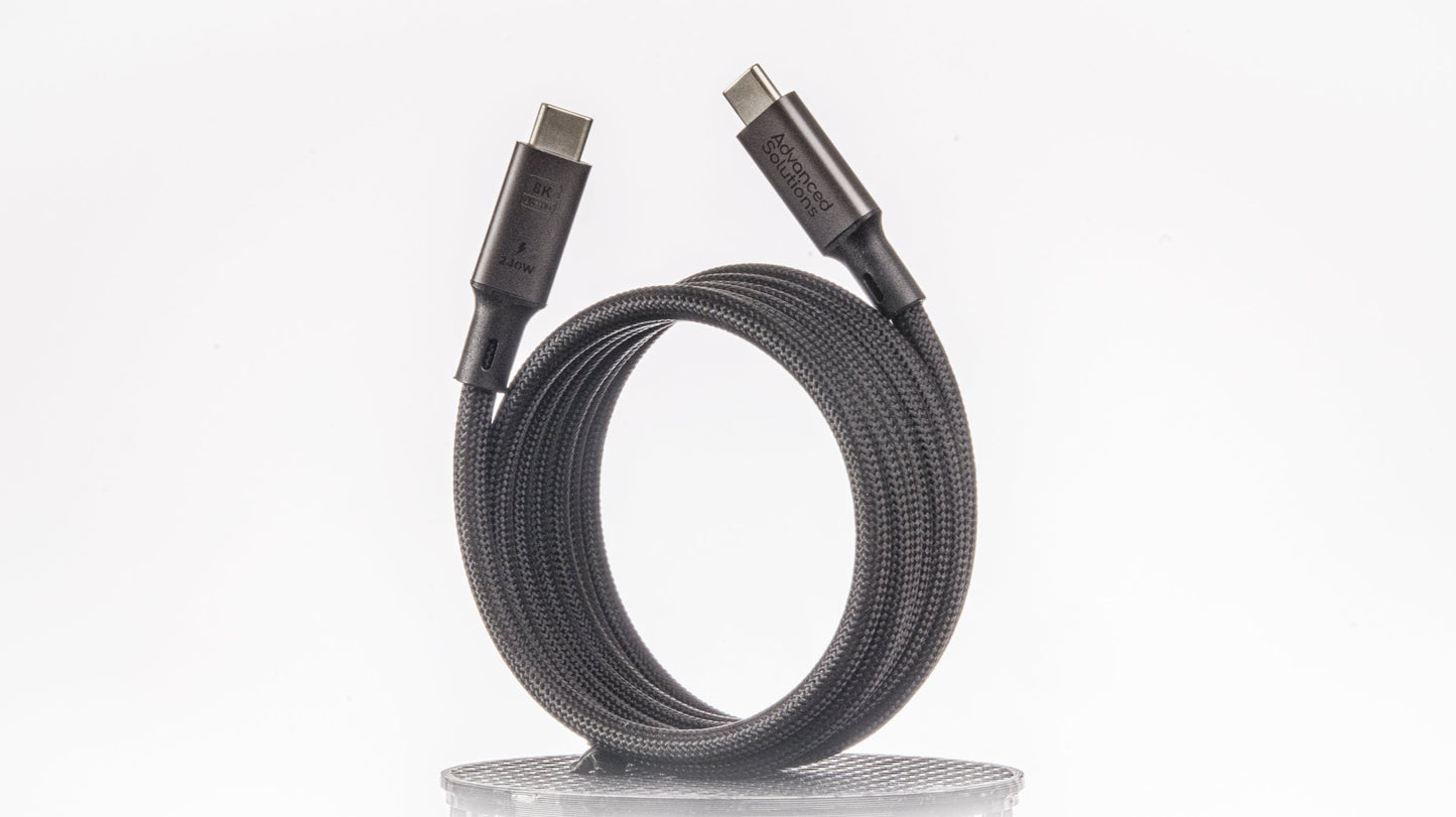 Maximus Pro: 240W, 40Gbps Braided USB-C Cable