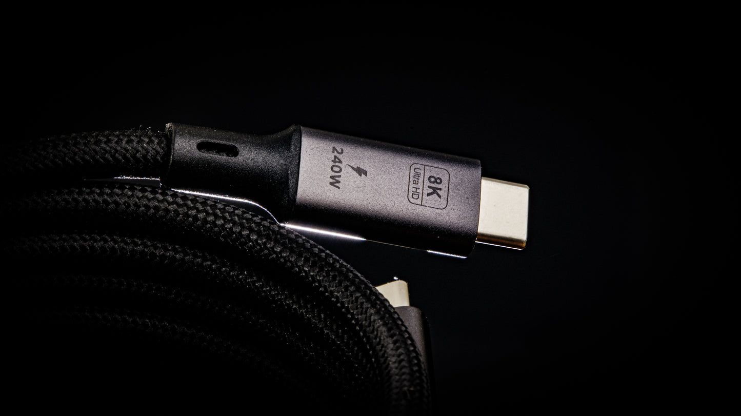 Maximus Pro: 240W, 40Gbps Braided USB-C Cable