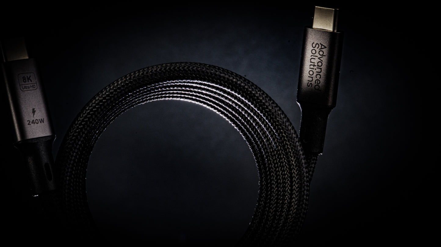 Maximus Pro: 240W, 40Gbps Braided USB-C Cable